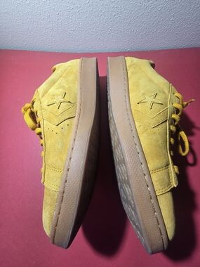 Converse Men's Gold Suede Low-Top Sneakers